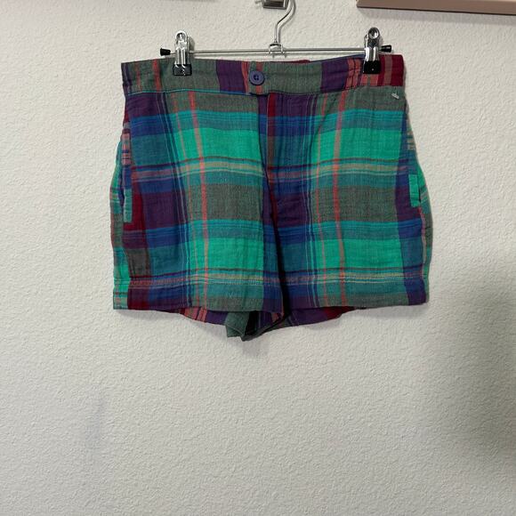 Plaid Women's Shorts - Picture 3 of 10